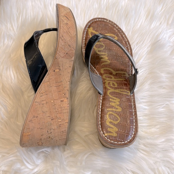 Sam Edelman Romy Platform Wedge Cork Sandal size 9 - Picture 4 of 6